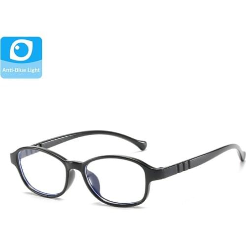 Child Anti Blue Light Blocking Glasses Children Boys Girls Classic Square Green Plastic Eyeglasses Frame Kids Eye Glasses