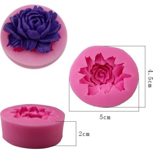 Double sugar cake baking mold liquid silicone mold jasmine soft silicone mold DIY Gift
