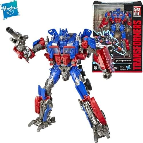 Original Hasbro Transformers Voyager Class Movie Studio Series SS 32 Optimus Prime Action Figures Model Toys transformers toys