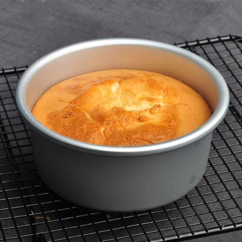 4/6/7/8/10 Inch Baking Cake Mold Round Cake Pan Removable Loose Bottom Baking Tray Tool Aluminium Alloy For Kitchen Tool