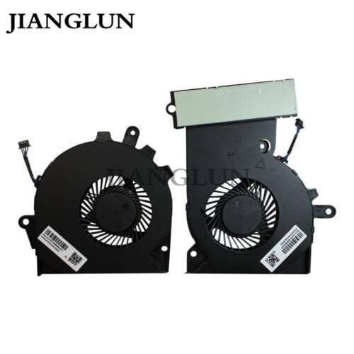 JIANGLUN New For HP Omen 15-CE 15-CE010CA 15-CE020CA 15-CE030CA 15-CE051NR CPU & GPU Fan 929455-001 929456-001