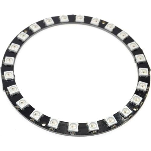 RGB LED Ring 24 Bits LEDs WS2812 5050 RGB LED Ring Lamp Light with Integrated Drivers