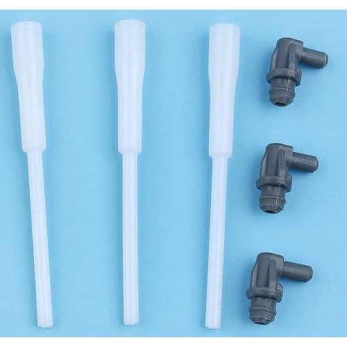 3 x Fuel Gas Tank Vent Connector Kit For Husqvarna 395 385 390 372 362 Chainsaw 537 09 93-01 Replacement Spare Part