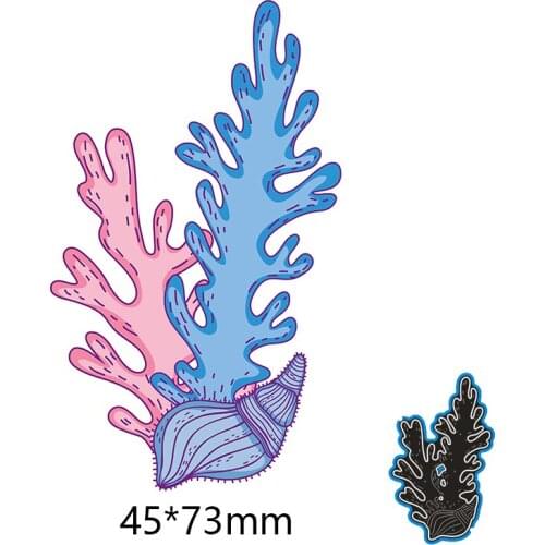 45*73mm Coral new Metal Cutting Dies for decor card DIY Scrapbooking stencil Paper Album template Dies