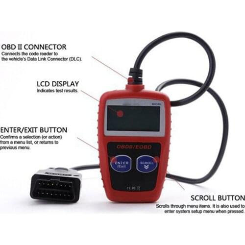 Professional Car Diagnostic Detector MS309 OBD2 Auto Car Diagnostic Tool Code Scanner Reader Engine Fault Code Reader