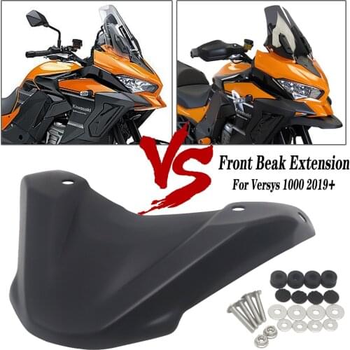 New Motorcycle Front Beak Fairing Extension Wheel Extender Cover For Kawasaki Versys 1000 2019 2020 VERSYS1000