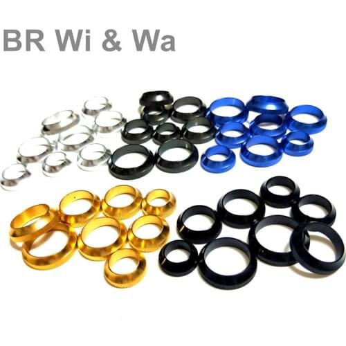 BR Wi&Wa Fishing rod trim ring winding check Component DIY Rod Building Accessory mix size mix color