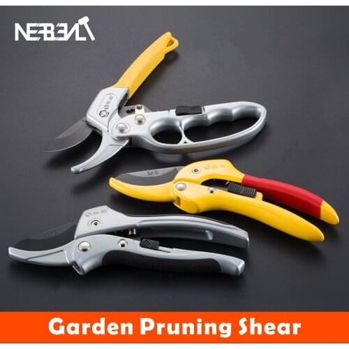 NEW 8" Garden Pruning Shear High Carbon Steel scissors Gardening Plant Scissor Branch Pruner Trimmer Orchard Pruning Tools