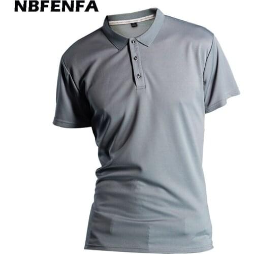 Men Summer Shorts Polo Solid Vintage Quick Drying Tee Outdoor Men Clothing Sport Hiking Camping Male Polos Fashion Tops LX022