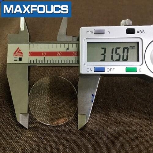 Watch Glass 1.2mm Thick Flat Sapphire Anti scratch Smooth Round Transparent Crystal Glass For Watch Repair Size 30 to 39.5mm