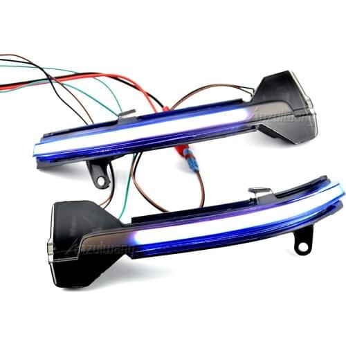 For BMW 5 6 7 Series F10 F11 F07 F06 F12 F13 F01 F02 LED Dynamic Turn Signal Blinker Sequential Side Mirror Indicator Light Lamp