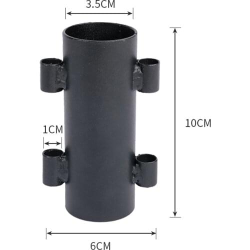 Camping Solid Awning Rod Holder For Fixing Tents Awnings Lampstands Accessories Outdoor Canopy Pole Iron Holder Fixed Stand