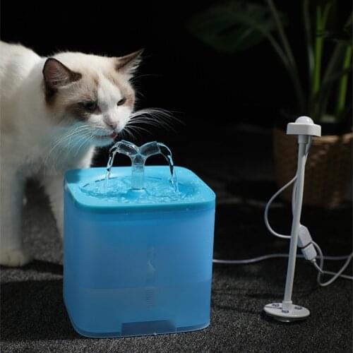 Smart Drinker For Pet Cats Water Bowl 2L Automatic Cat Water Fountain Filter Dispenser Feeder Kitten Puppy Dog Drinking Supplies