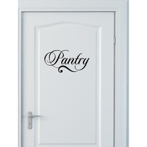 Pantry Vinyl Wall Sticker Home Art Words Sayings Wall Decals For Home Hallway Decoration