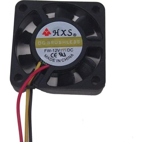 1Pcs Black 4cm 2pin(or 3pin) 12V 40mm x 10mm 4010 Brushless DC vga Fan PC Cooling Cooler Fan
