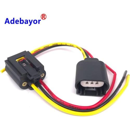 Free Shipping 10 Pcs New 9008 H13 Headlight Extension Socket Connector Plug CERAMIC HITEMP car light source car styling