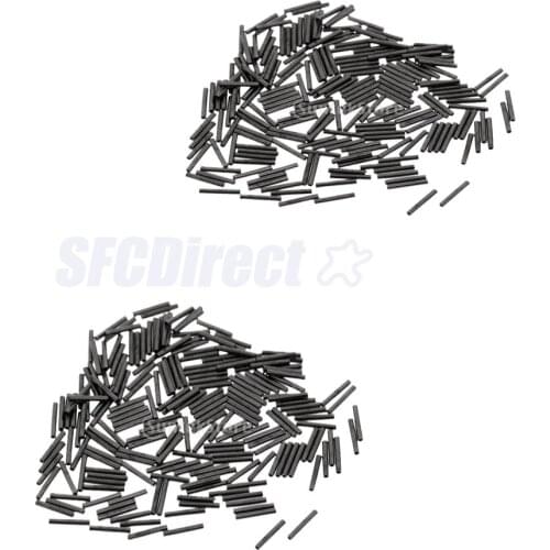 400pcs Single Barrel Copper Sleeves Fishing Crimps for Rig Making 1.2 Bore