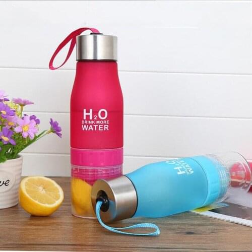 650ml H2o Lemon Juice Fruit Water Bottle Infuser Drinkware For Outdoor Sports Bottle