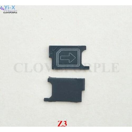 2PCS SIM Card Tray Slot Holder Adapter for Sony Xperia Z3 Replacement Spare Parts