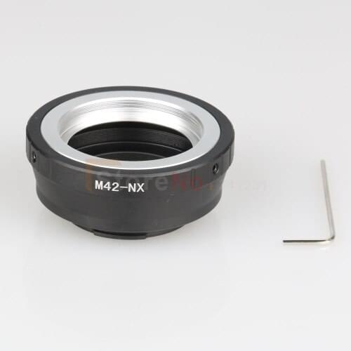M42-NX lens adapter for M42 Screw Lens to for Samsung NX Mount Adapter NX10 NX11 NX5 NX100 NX210 NX1000-black