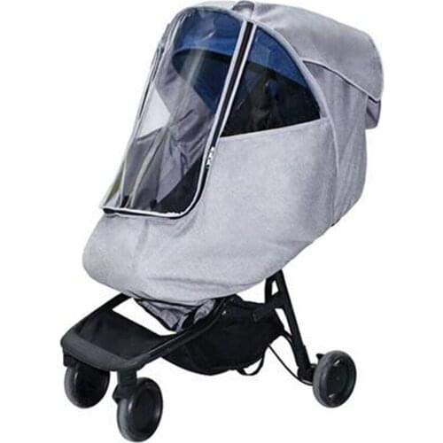 Stroller-Accessories Stroller Rain-Cover Weather-Shield Shade Pram Raincoat Rain-Protector Winter Thick Waterproof Warm