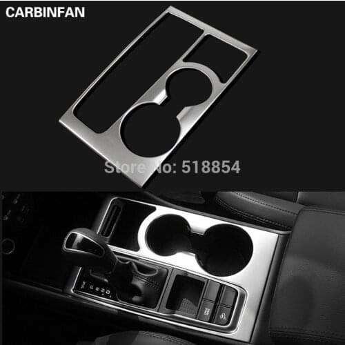 ACCESSORIES FIT FOR 2015 2016 2017 HYUNDAI TUCSON TL CHROME SHIFT GEAR PANEL TRIM FRAME COVER GARNISH CUP DRINK HOLDER Sticker