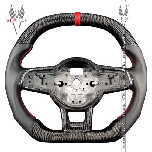 Private custom carbon fiber steering wheel for vw golf mk7/7.5 gti/r