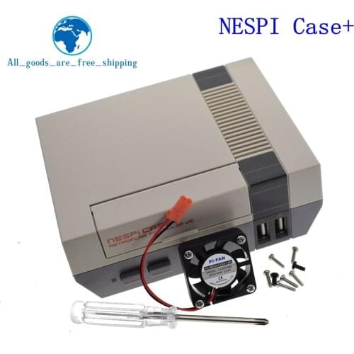 TZT NESPI Case+ Plus Safe Shutdown Functional POWER button Kit for Raspberry Pi 3 B+ /3/2B
