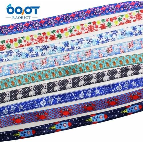 E-20421-632,10yards 5/8'' cartoon Ribbon Elastic Foldover Elastics Stretch Hair Ties Headbands for Baby Girls Hair Bow