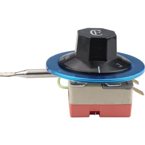 30-110 centigrade 2-pin Mechanical Thermostat Pinkage Temperature Control switch adjustable temperature controller