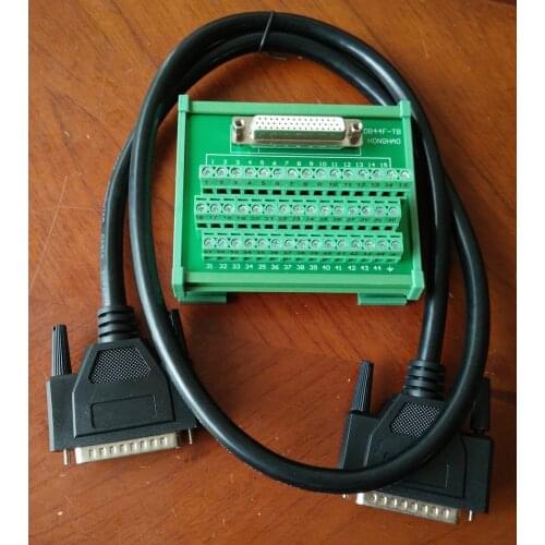 Terminal station DB44 for the delta B2 servo motor driver 44 pins terminal adapter board with 1 meter wire cable