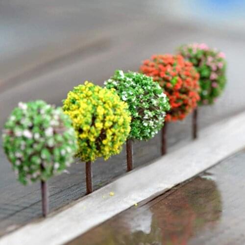 Mini Tree Fairy Garden Decorations Miniatures Micro Landscape Resin Crafts Bonsai Figurine Garden Accessories Artificial Plant