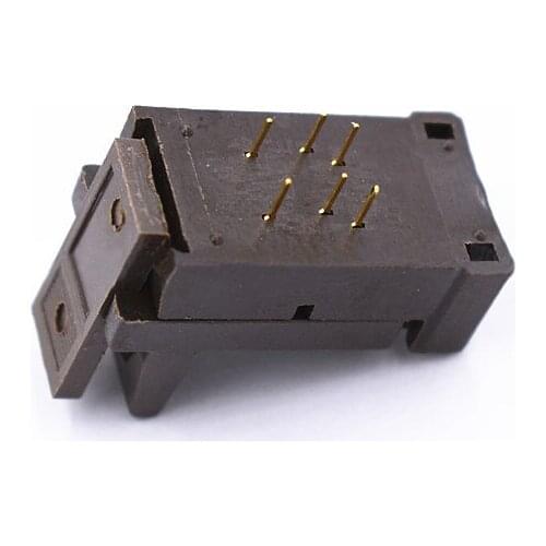 SOT523-3L Burn in socket pin pitch 1.0mm IC body size 0.9mm clamshell SOT523-3L test programming adapter original socket