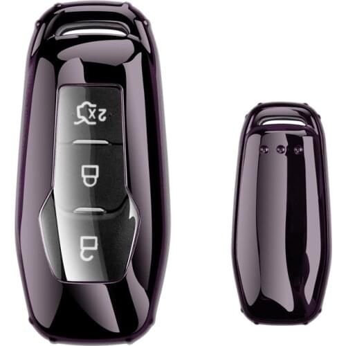 TPU Car Remote Key Full Cover Case Keychain For Ford Focus 3 4 ST Mondeo 5 MK5 Fiesta Ecosport Kuga MK3 MK4 Key Shell Holder