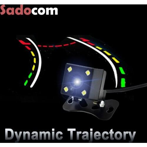 Intelligent Dynamic Trajectory Tracks Rear View Camera HD CCD Reverse Backup Camera Auto Reversing Parking Assistance