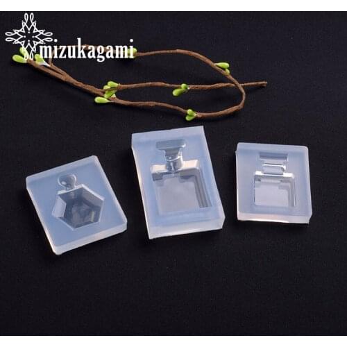 UV Resin Jewelry Liquid Silicone Mold Dried Flower Resin Decorative Craft For DIY Mold perfume bottle Type Resin Molds