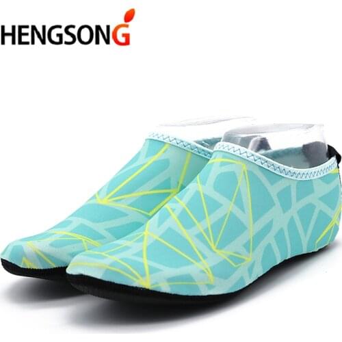 Summer Swimming Water Shoes Women Beach Shoes Adult Unisex Flat Soft Lover Breathable Outdoor Sandalias Mujer