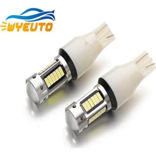 1pcs New car LED lights T15 reversing lights Super bright T15-4014-30 lights T15 rogue reversing light bulbs 12v