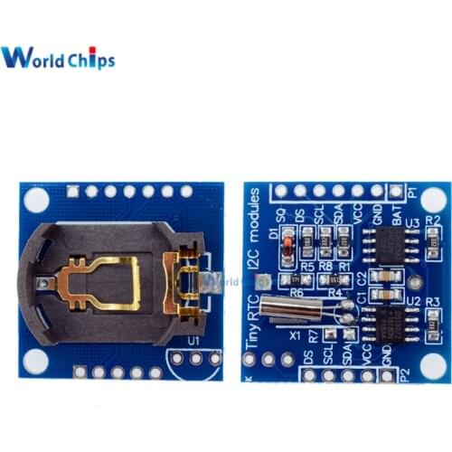 1Pcs I2C IIC RTC DS1307 AT24C32 Real Time Clock Module For Arduino 51 AVR ARM PIC 2.9*2.6cm Without Battery Wholesale
