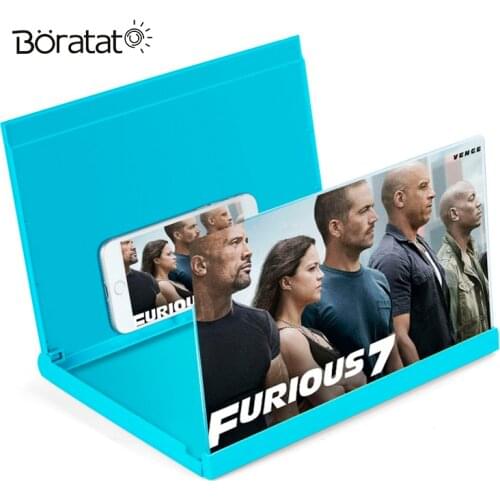 14 inch Mobile Phone Screen Amplifier Blu-ray Ultra HD Magnifier Desktop Stand Eyes Protection Holder For Video Screen Folding