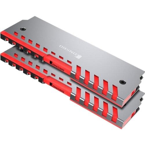 2PC Memory RAM RGB Cooler HeatSink Cooling Vest Fin Radiation Dissipate Support Motherboard AURA Control Color For DDR DDR3 DDR4