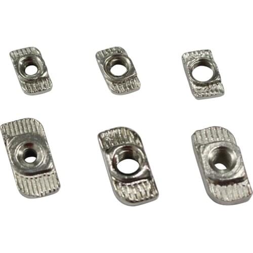 20PC 3d Printer T Slot nut Aluminum Extrusion Accessories European standard 20/30 Series M3 M4 M5 Hammer Drop Sliding fastener