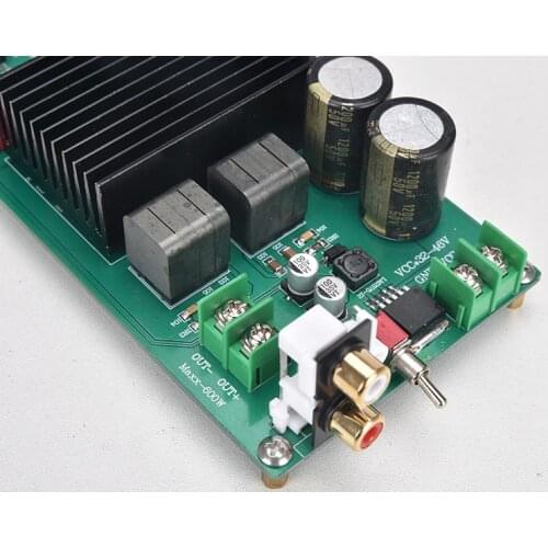 2020 DC30V-48V Class D TPA3255 Mono 600W High Power Full Frequency/subwoofer Optional Fever Digital Power Amplifier Board