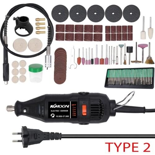 80W Handheld Electric Grinding Tool Set Mini Portable Rotary Drill Grinder Engraver Pen Cutting Polishing Sanding Machine Tools