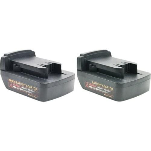 1 Pcs Battery Adapter for Dewalt DCB200 DCB205 Li-Ion Battery & 1 Pcs Adapter Converter for M18 Battery Adapter Convert