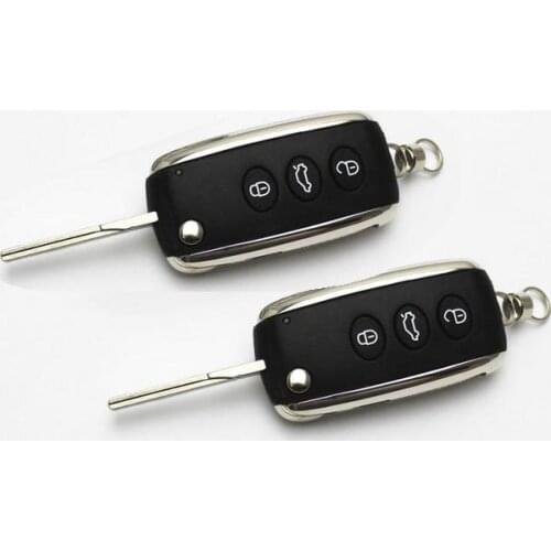 Top Quality 3 Buttons Flip Folding Remote Key Shell Case For Bentley Car Alarm Housing Keyless Entry Fob Key Cover