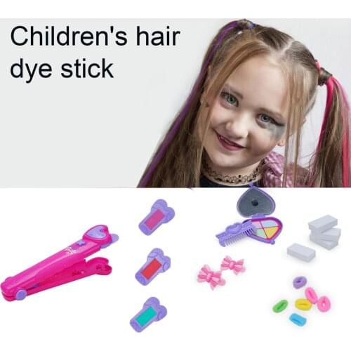 Children Hair Dye Stick Non-toxic Holiday Masquerade Cosplay Hairdressing Tools
