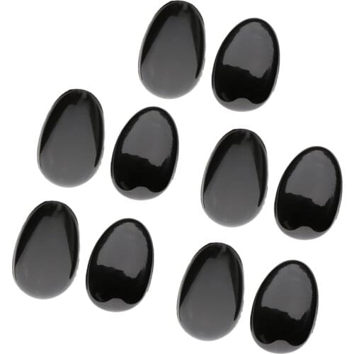 5 Pair Black Plastic Hair Dye Color Coloring Ear Cover Protect Tint Clip