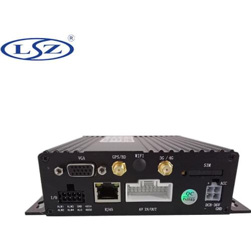 LSZ-A6504 car dual SD card recorder Four-way AHD video surveillance host 3G 4G/GPS/WIF manufacturer