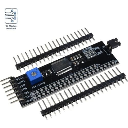 MCP23017 5V Expander 1602/2004/12864 LCD Driver Module I2C IIC Serial Interface Adapter Board Contrast For Arduino